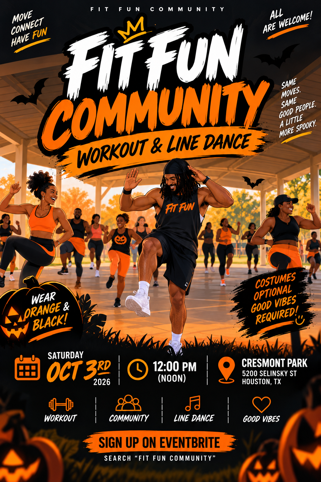 HALLOWEEN WORKOUT & LINE DANCE